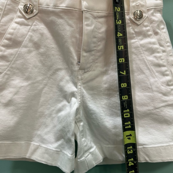 White House Black Market High Waist White Shorts - Picture 2 of 8